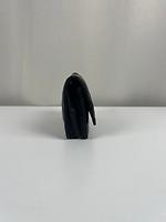 Sac bandoulière Chanel WOC cuir noir bijouterie argentée - Photo 5