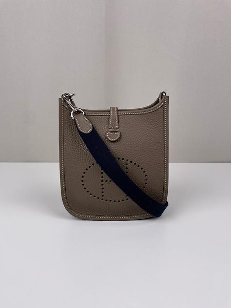 Hermès Mini Evelyne 16 Étoupe