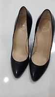 Escarpins Christian Louboutin "Décolleté 868" en Cuir Jazz 38,5 - Semelles neuves (Minuit moins 7) - Photo 5