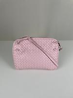 Sac Bottega Veneta Cuir rose intrecciato - Photo 1
