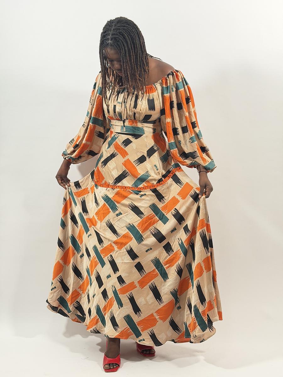 Robe en soie