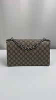 Sac porté épaule Gucci Dionysus en toile GG noire - Photo 5