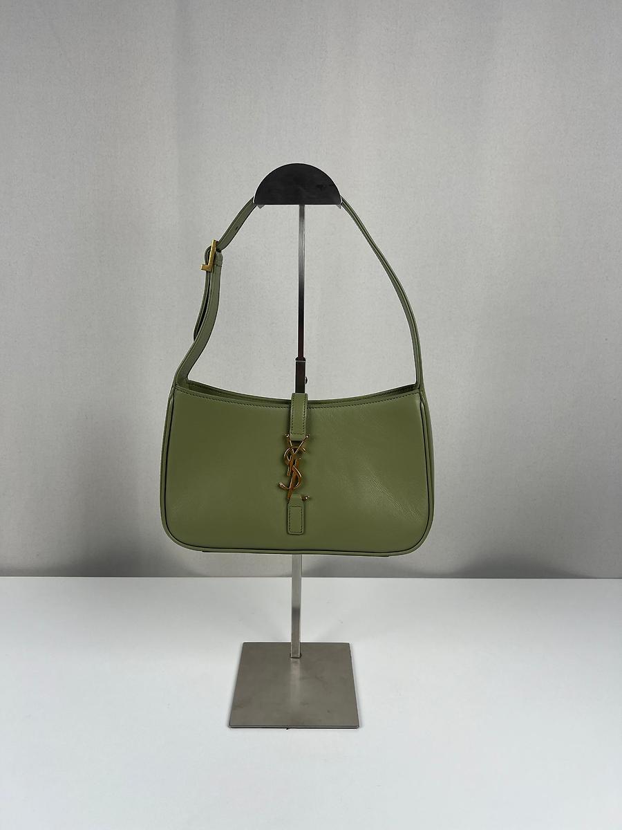 Sac à main Saint Laurent 5 à 7 cuir vert