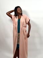 Robe saumon - Photo 1