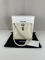 Céline sac petit Camille 16 cuir beige crème - Photo 4