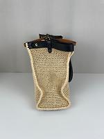 Fendi cabas Peekaboo tote moyen raphia - Photo 8