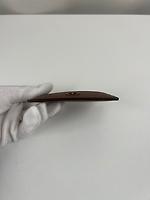 Porte-cartes Dior en cuir grainé marron - Photo 7