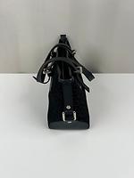 Sac Mini Cabas Céline en nubuck et cuir noir - Photo 6
