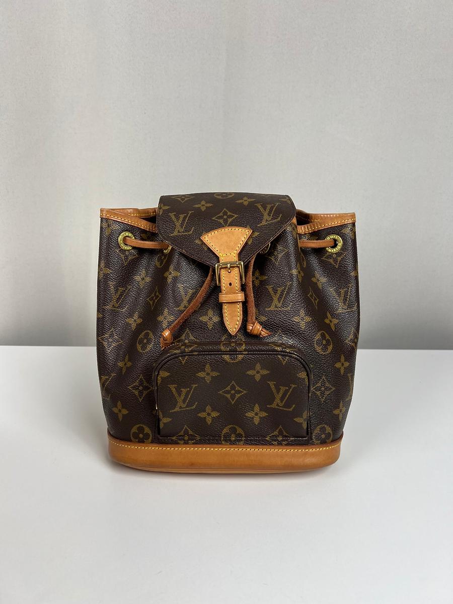 Sac à dos Montsouris PM en toile Monogram Louis Vuitton