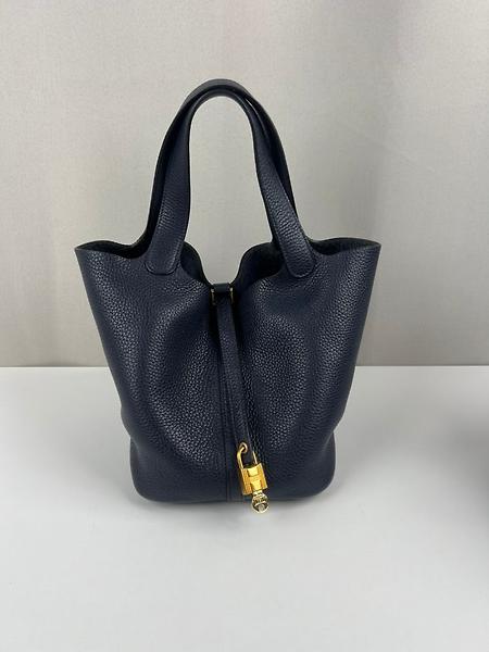 Sac Hermès Picotin 22 Bleu nuit