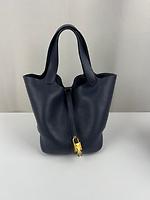 Sac Hermès Picotin 22 Bleu nuit - Photo 1
