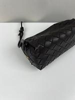 Bottega Veneta sac pochette marron intrecciato - Photo 6