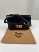 Céline triomphe en cuir noir vintage - Photo 3