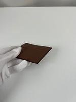 Porte-cartes Dior en cuir grainé marron - Photo 10