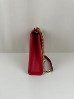 Saint Laurent sac Enveloppe en cuir rouge - Photo 8