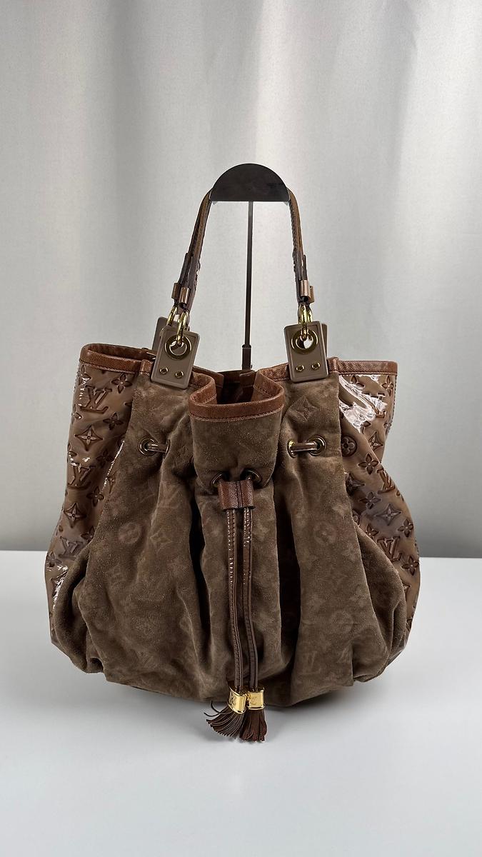 Sac porté épaule Louis Vuitton Édition Limitée Coco Nubuck marron