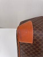 Sac de voyage Céline Boston 45 en toile macadam marron - Photo 7