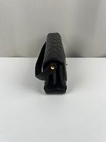 *RARE* Sac Chanel double rabats en cuir noir - Photo 5