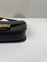 Céline triomphe en cuir noir vintage - Photo 8