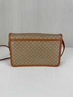 Pochette Céline avec bandoulière Macadam toile beige - Photo 4