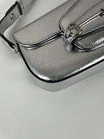 Gucci Horsebit argenté asymétrique - Photo 8