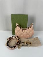 Sac Gucci ophidia cuir rose - Photo 1