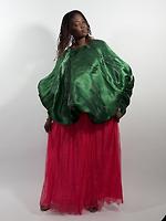 Ensemble jupe dentelle haut organza - Photo 1