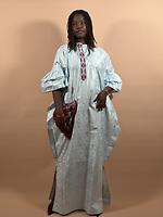 Robe en bazin - Photo 1