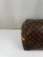 Sac de voyage Keepall 55 Louis Vuitton en toile monogram avec bandoulière - Photo 6