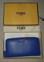 Fendi blue wallet in very good condition - Photo 1