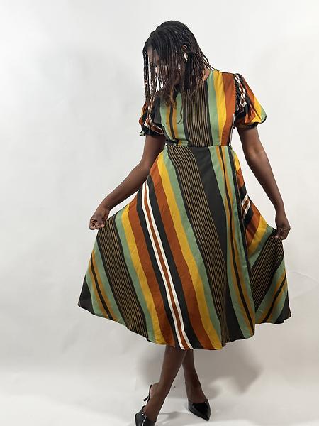 Robe à rayures 