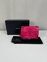 Sac bandoulière Saint Laurent Niki baby rose - Photo 4