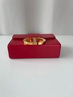 Dior Montaigne petit modèle cuir rouge - Photo 7