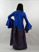 Blue flared dress - Photo 3