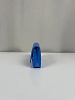 Sac bandoulière Chanel WOC en cuir caviar bleu - Photo 5