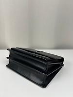 Sac bandoulière Saint Laurent Sunset cuir noir - Photo 10