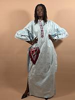 Robe en bazin - Photo 2