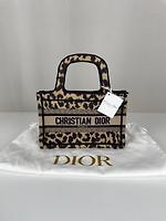 Sac Mini Dior Book Tote imprimé léopard - Photo 3