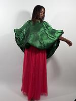 Ensemble jupe dentelle haut organza - Photo 2