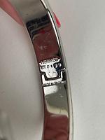Bracelet Hermès Clic H laqué édition limitée rouge et blanc - Photo 10