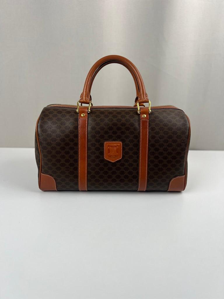 Sac Céline Boston en toile Macadam