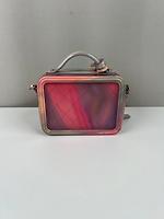 Sac bandoulière Vanity Chanel PVC et cuir rose - Photo 5