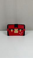Sac Louis Vuitton petite malle cuir épi rouge - Photo 3