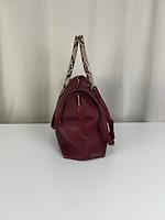 Sac Louis Vuitton Lockit Bordeaux en cuir et anses en Python Reticulatus - Photo 4