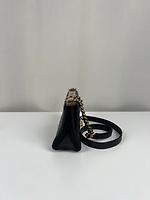 Sac bandoulière Chanel Rita en cuir grainé noir - Photo 5