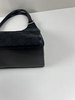 Sac porté épaule Gucci Jackie toile GG noire vintage - Photo 10