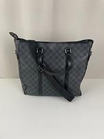 Sac Louis Vuitton Tadao toile damier graphite gris - Photo 1