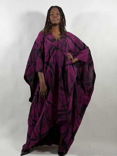 Robe boubou violette