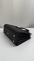 Sac de jour baby Saint Laurent en cuir grainé noir - Photo 9