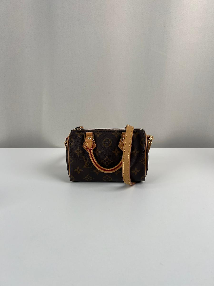 Sac bandoulière Louis Vuitton Nano Speedy Monogram